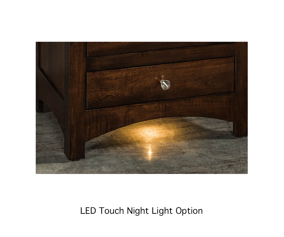 Carlisle 1 Drawer 1 Door Nightstand - Image 5